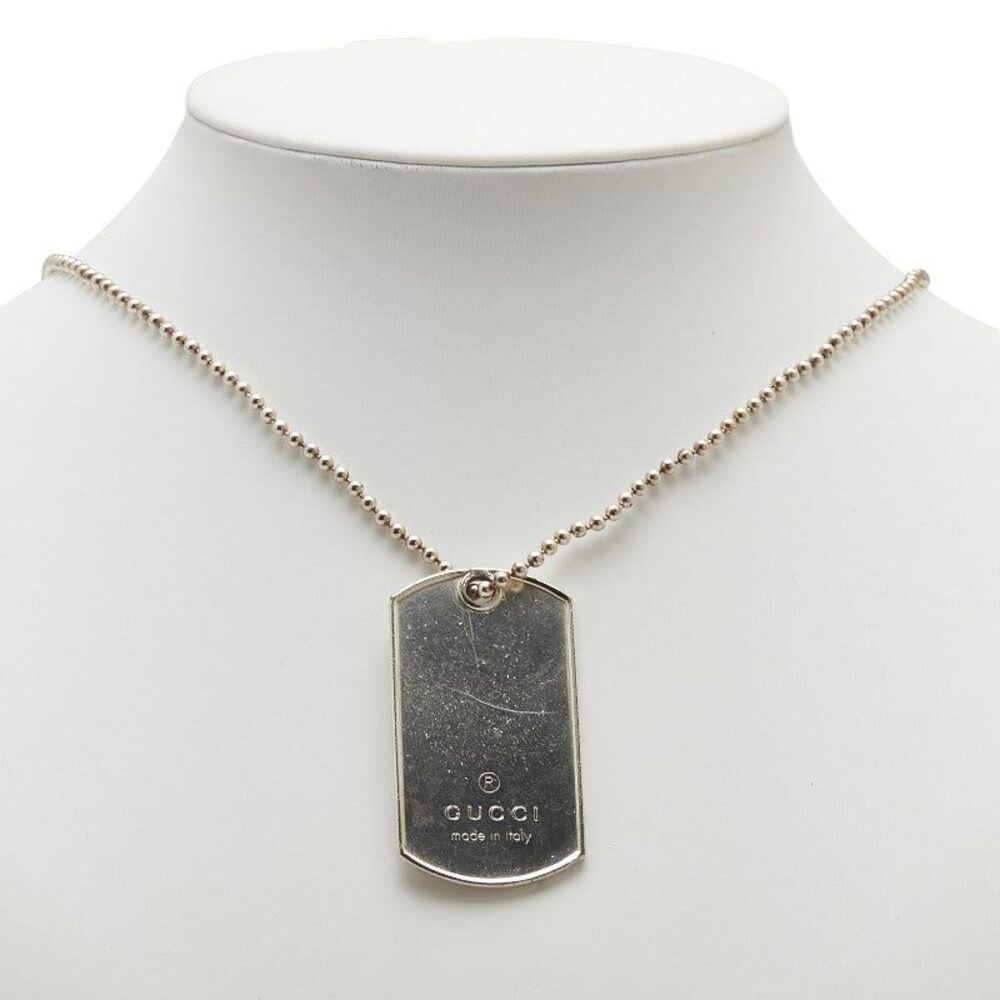 Gucci Dog Tag SV925 Necklace - Picture 6 of 6
